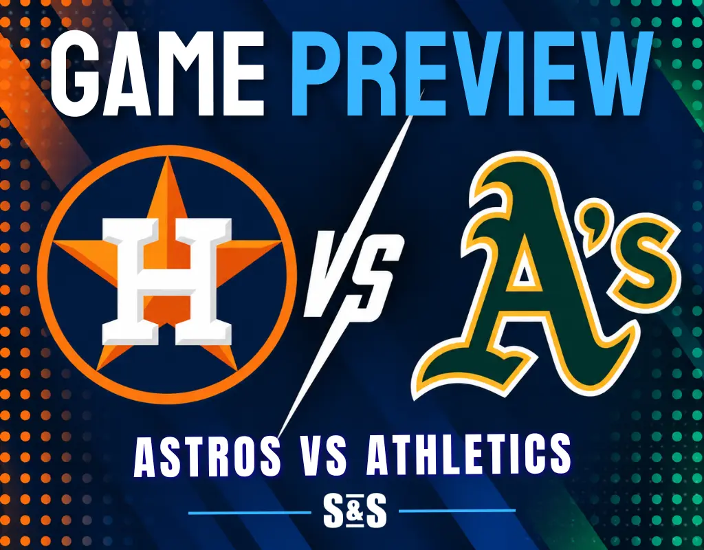 Game preview for Astros vs Athletics.