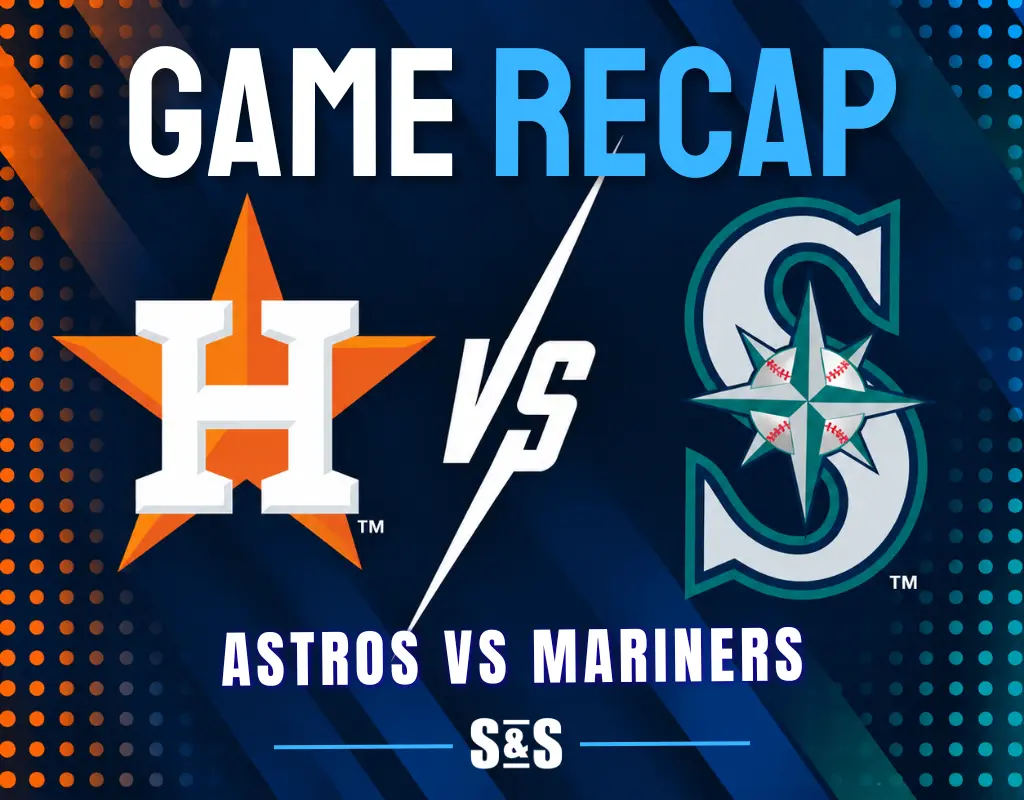 Mariners Astros Astros vs Mariners Recap: Mariners Wins 6-5