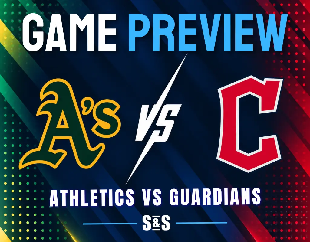 Game preview for Athletics vs Guardians.