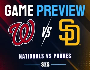 Game preview for Nationals vs Padres.