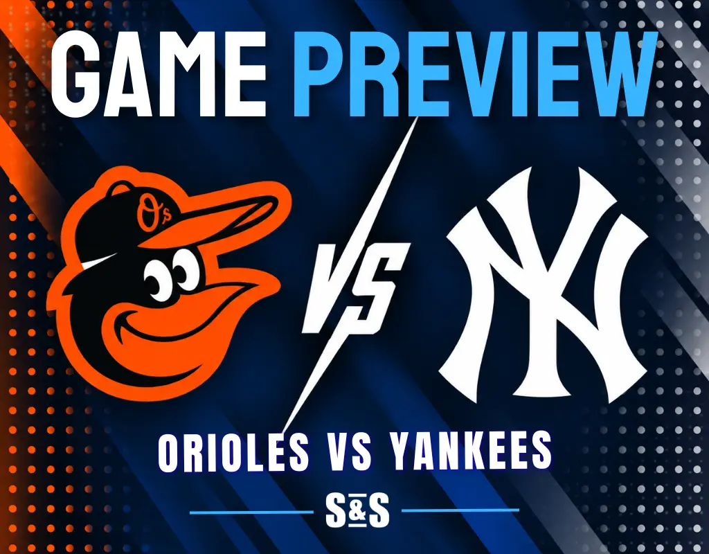 Game preview for the Orioles vs Yankees matchup.
