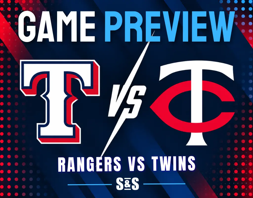Game preview for Rangers vs Twins.