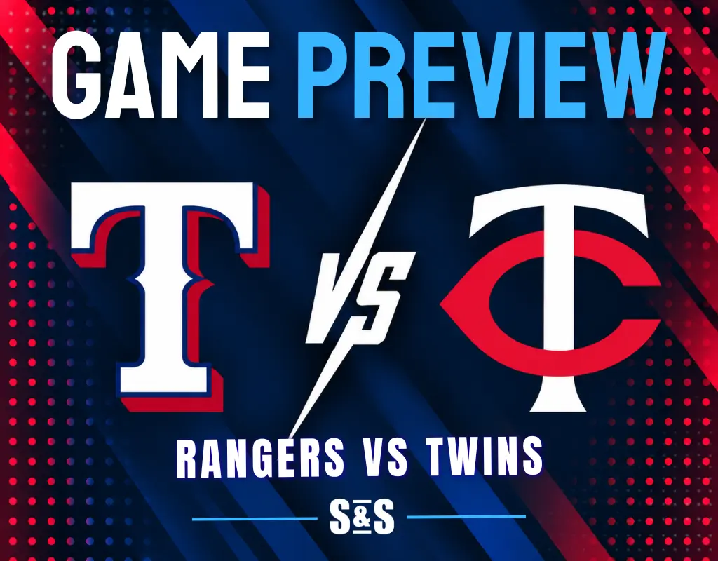 Game preview for Rangers vs Twins.