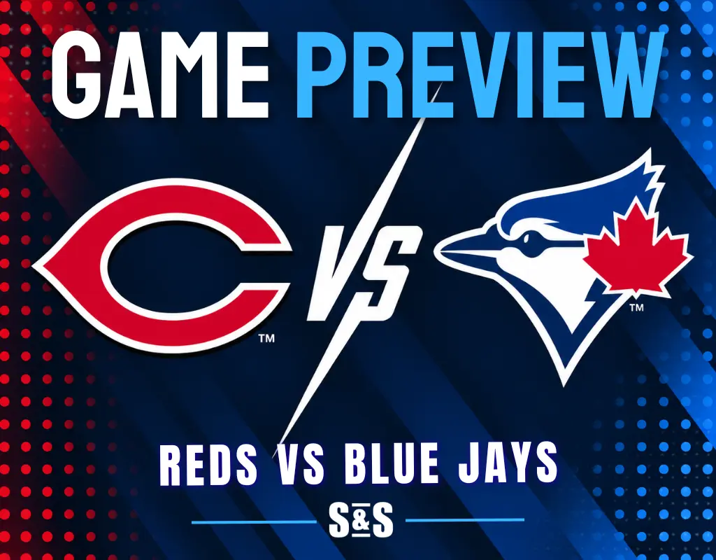 Game preview for Reds vs Blue Jays.