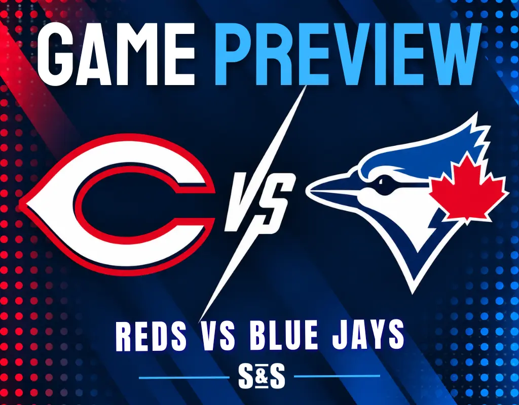 Game preview for Reds vs Blue Jays.