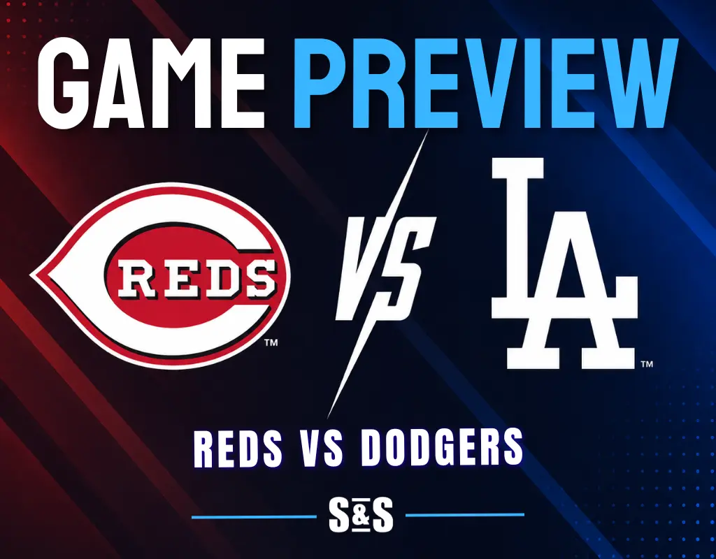 Game preview for Reds vs Dodgers.