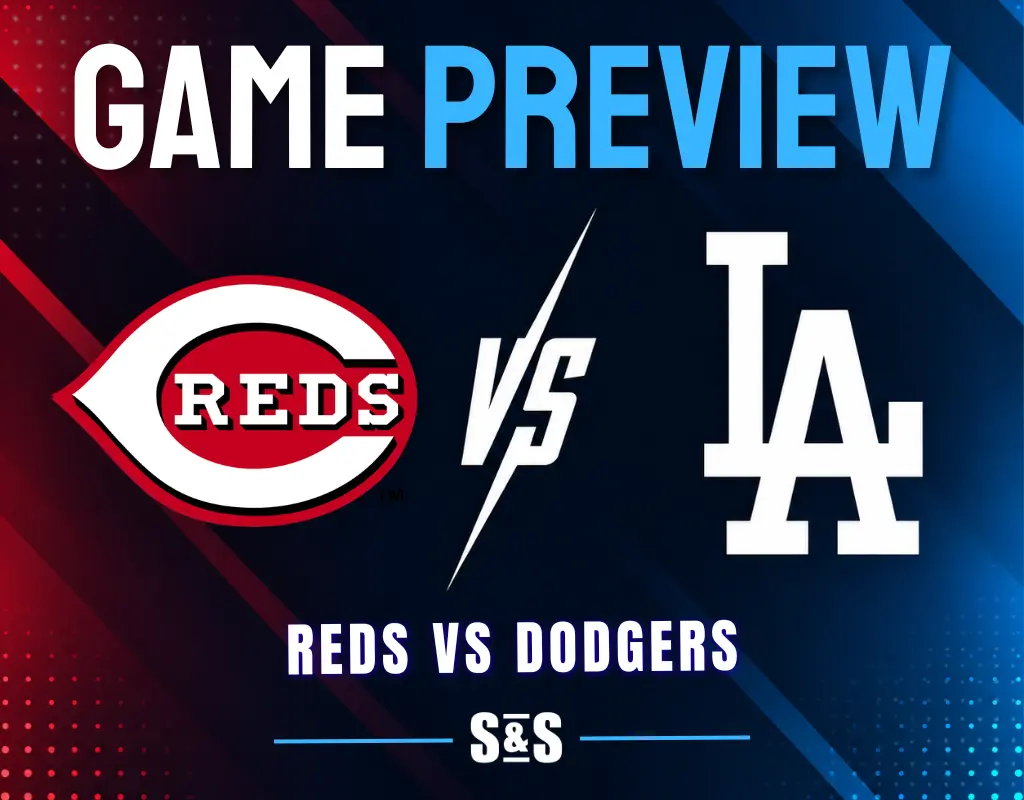 Game preview for Reds vs Dodgers.
