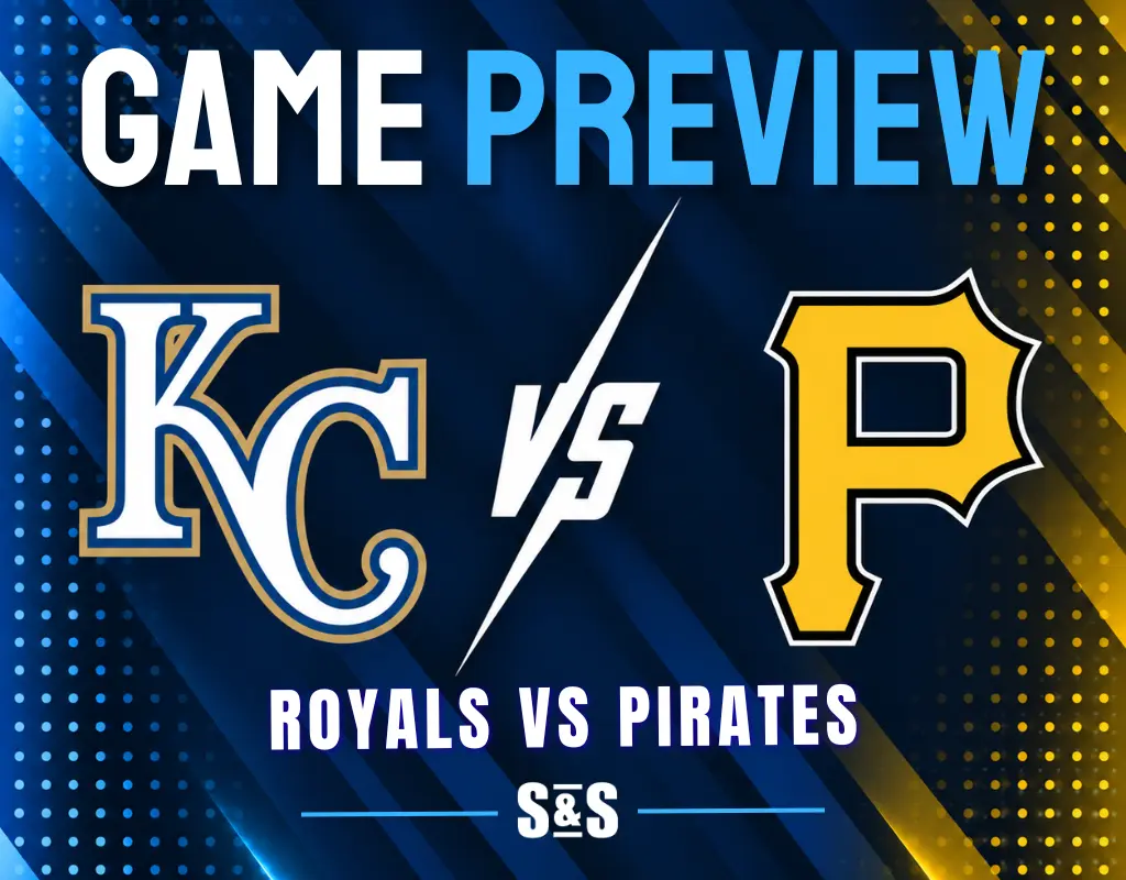 Game preview for Royals vs Pirates.